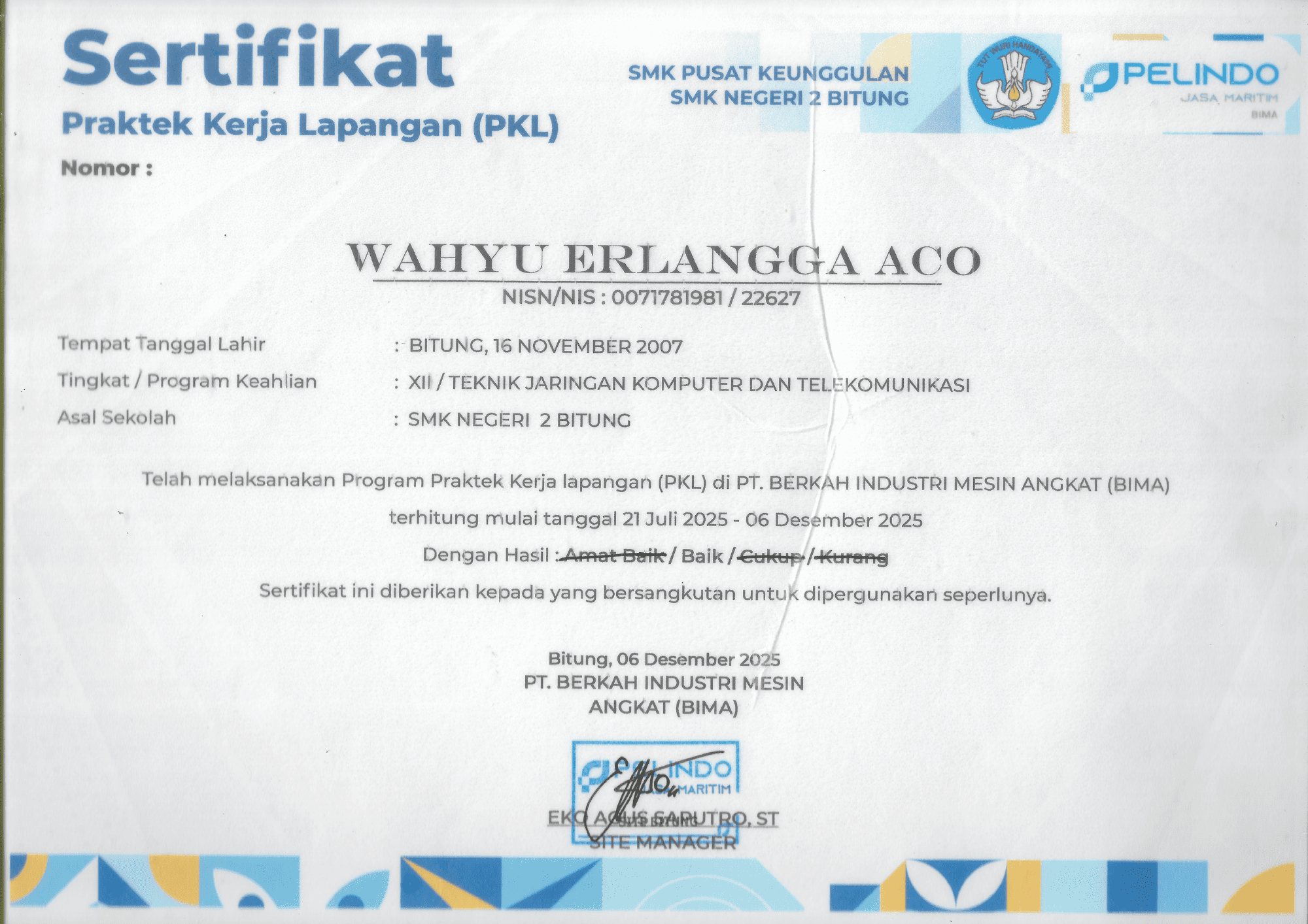 Certificate Thumbnail